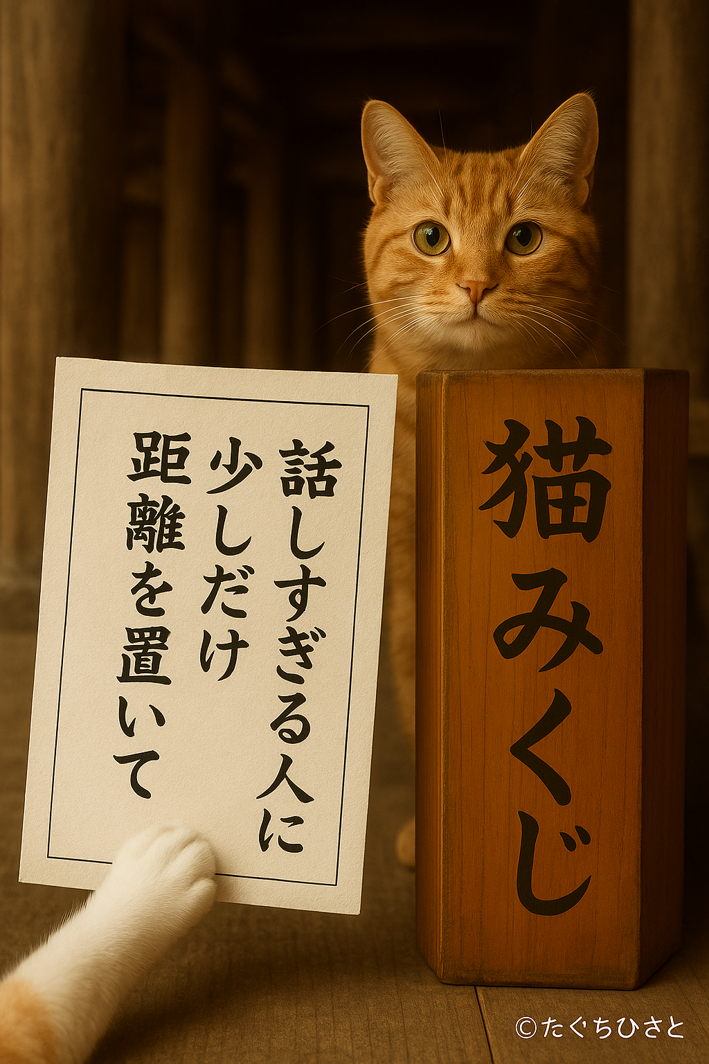 話過ぎる人に少しだけ距離を置いて