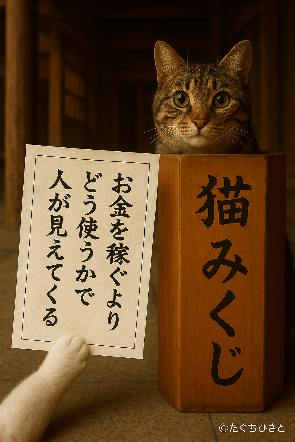 お金を稼ぐより どう使うかで 人が見える