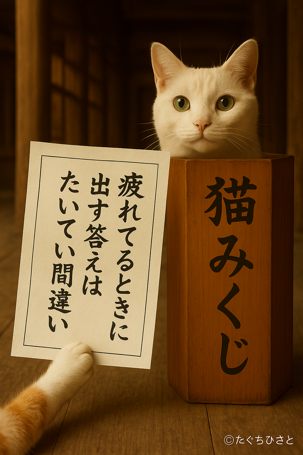 疲れてるときに 出す答えは たいてい間違い