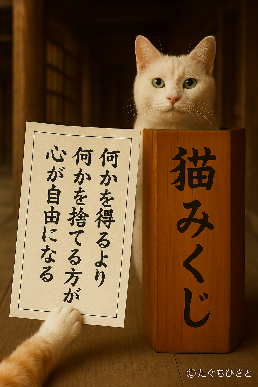 何かを得るより 何かを捨てる方が 心が自由になる