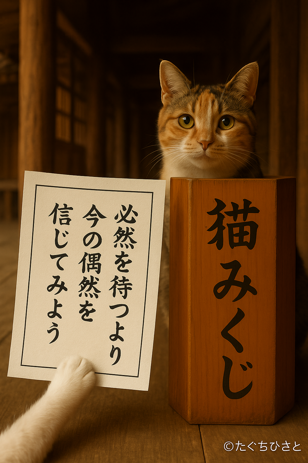 必然を待つより今の偶然を信じてみよう