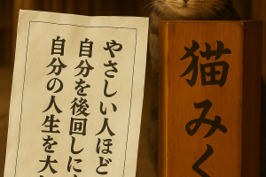 やさしい人ほど自分を後回しにする自分の人生を大切に