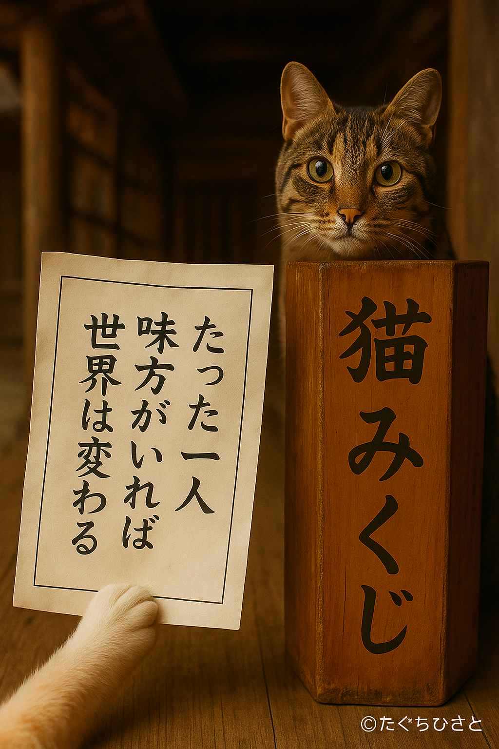 たった一人見方が言えれば世界は変わる