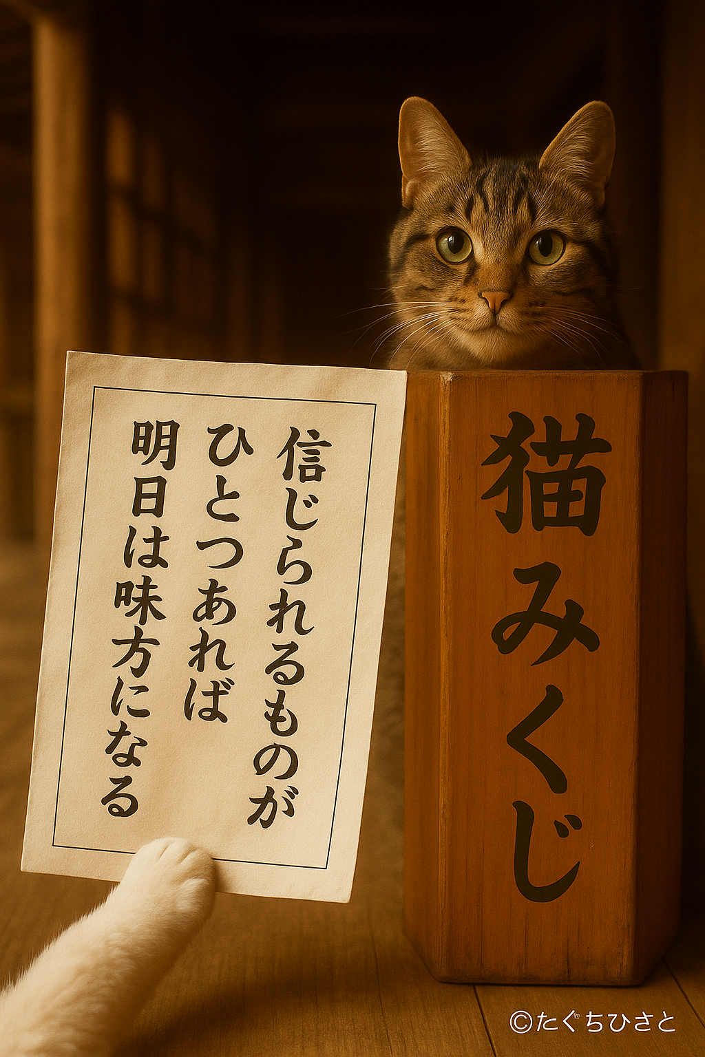 信じられるものがひとつあれば明日は味方になる