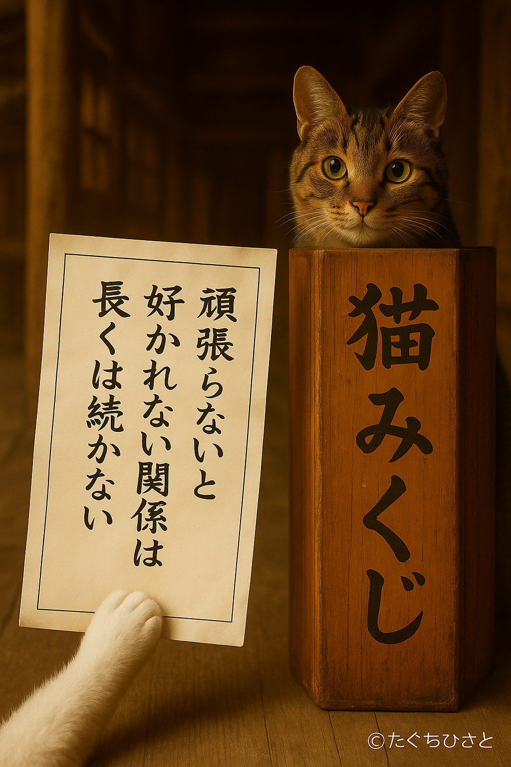 頑張らないと空かれない関係は長くは続かない