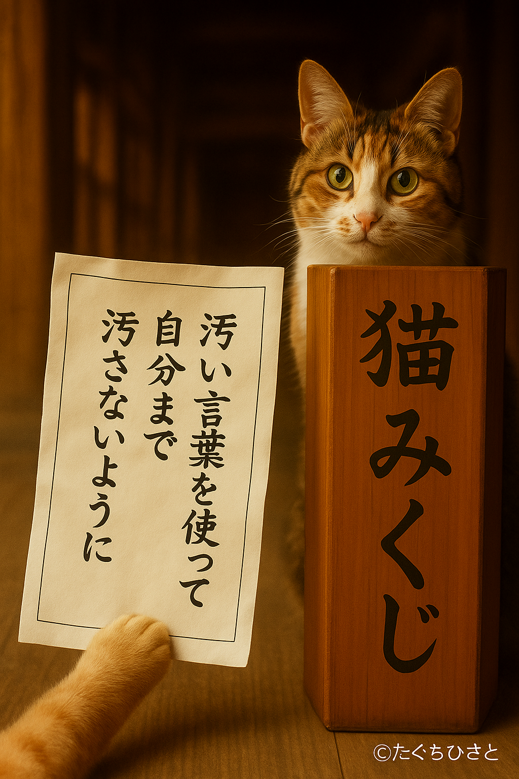 北居ない言葉を使って自分まで汚さないように