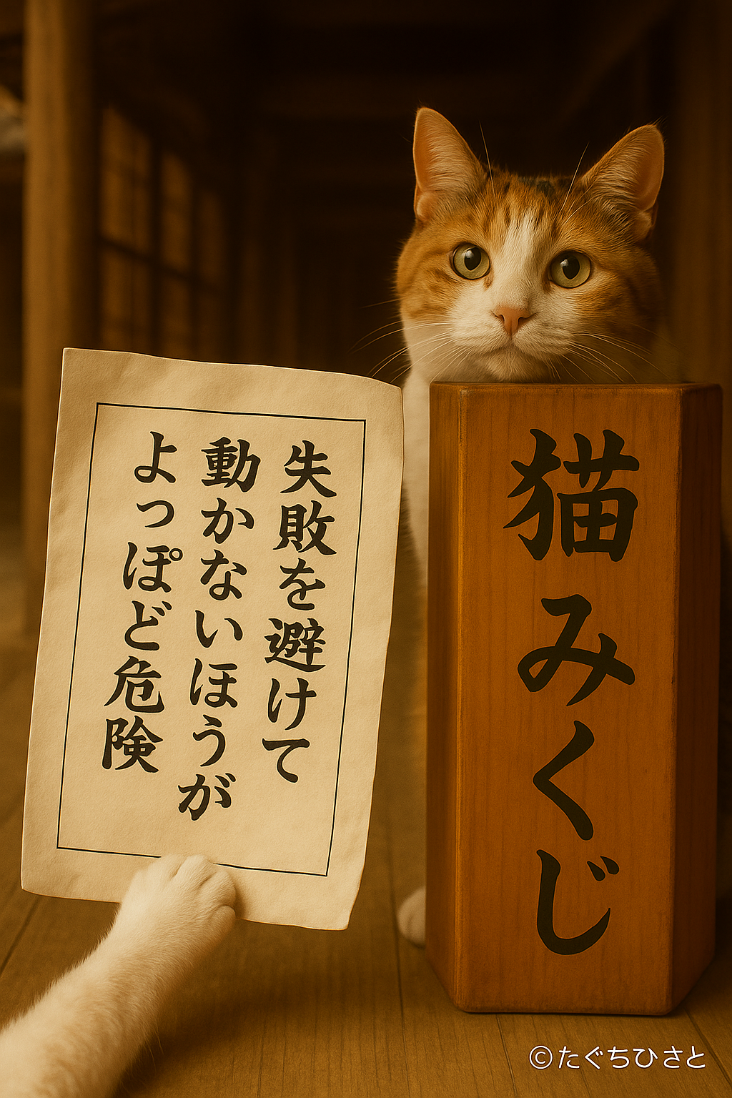 失敗をさけて動かないほうがよっぽど危険