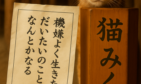 機嫌よく生きたら、だいたいのことは何とかなる