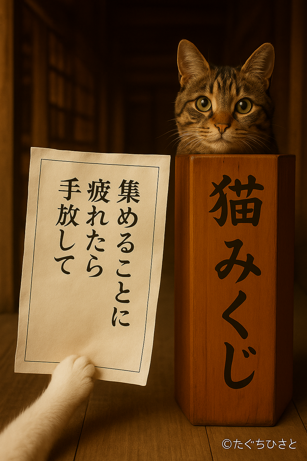 集めることに疲れたら手放して