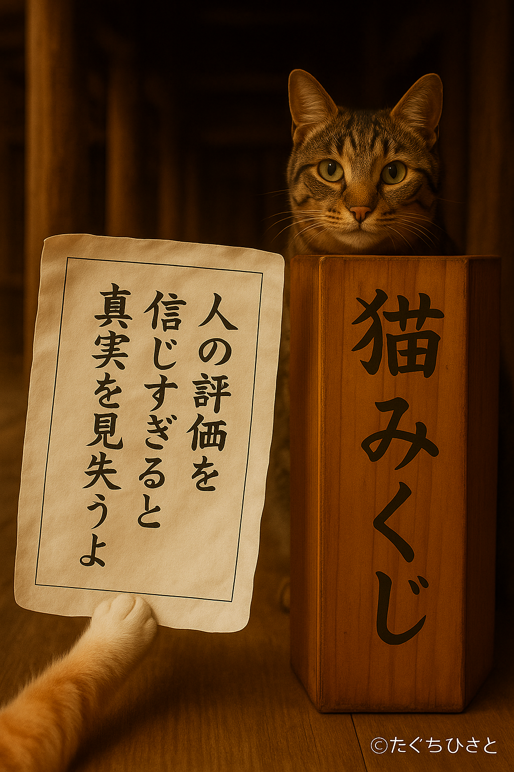 人の評価を信じすぎると真実を見失うよ