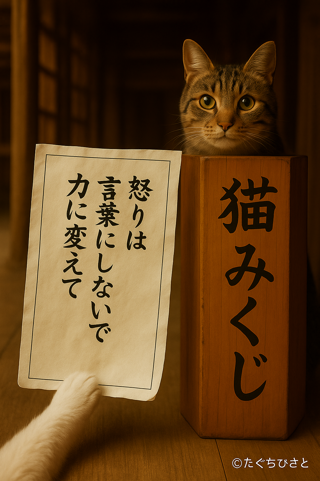怒りは小渡場にしないで力に変えて