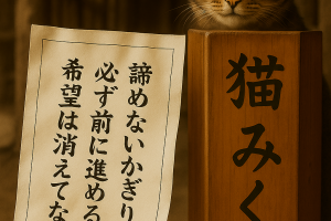 諦めない限り必ず前に進める希望は消えていない
