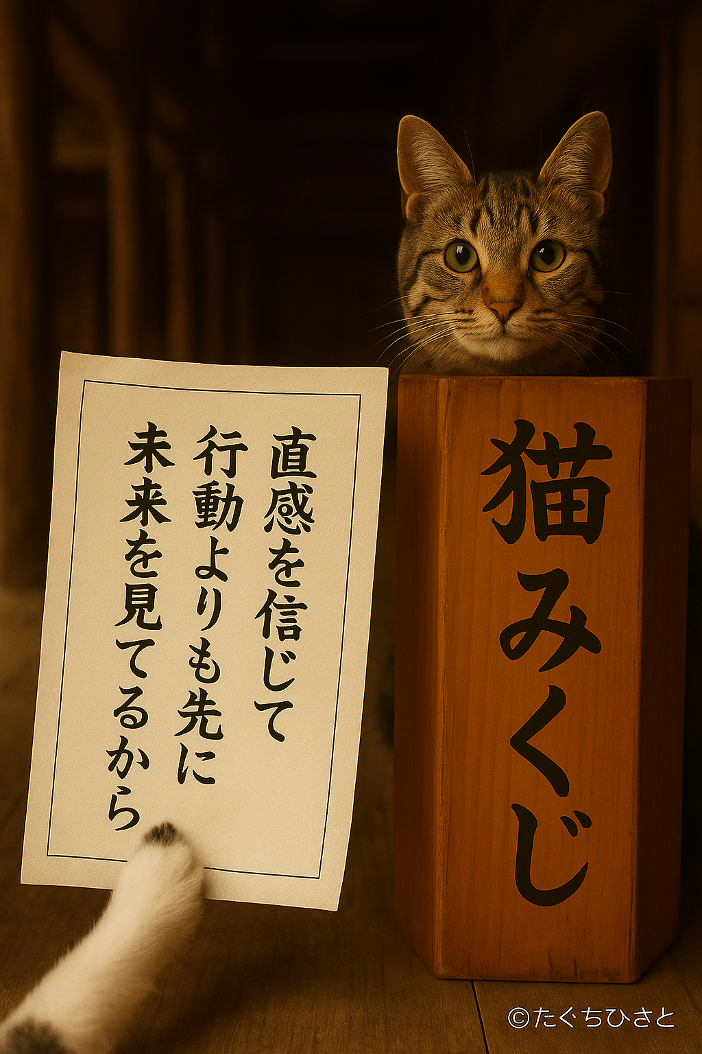 直感を信じて行動よりも先に未来を見てるから