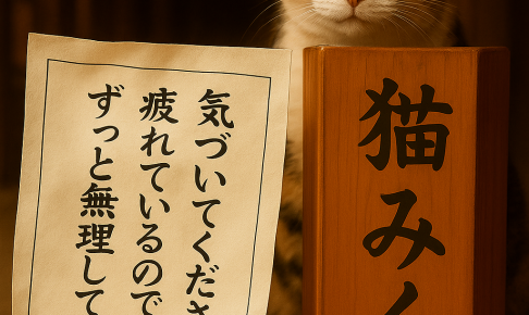 気づいてください 疲れているのではなく ずっと無理してただけ