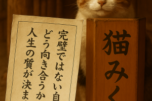 完璧ではない自分と どう向き合うかで 人生の質が決まる