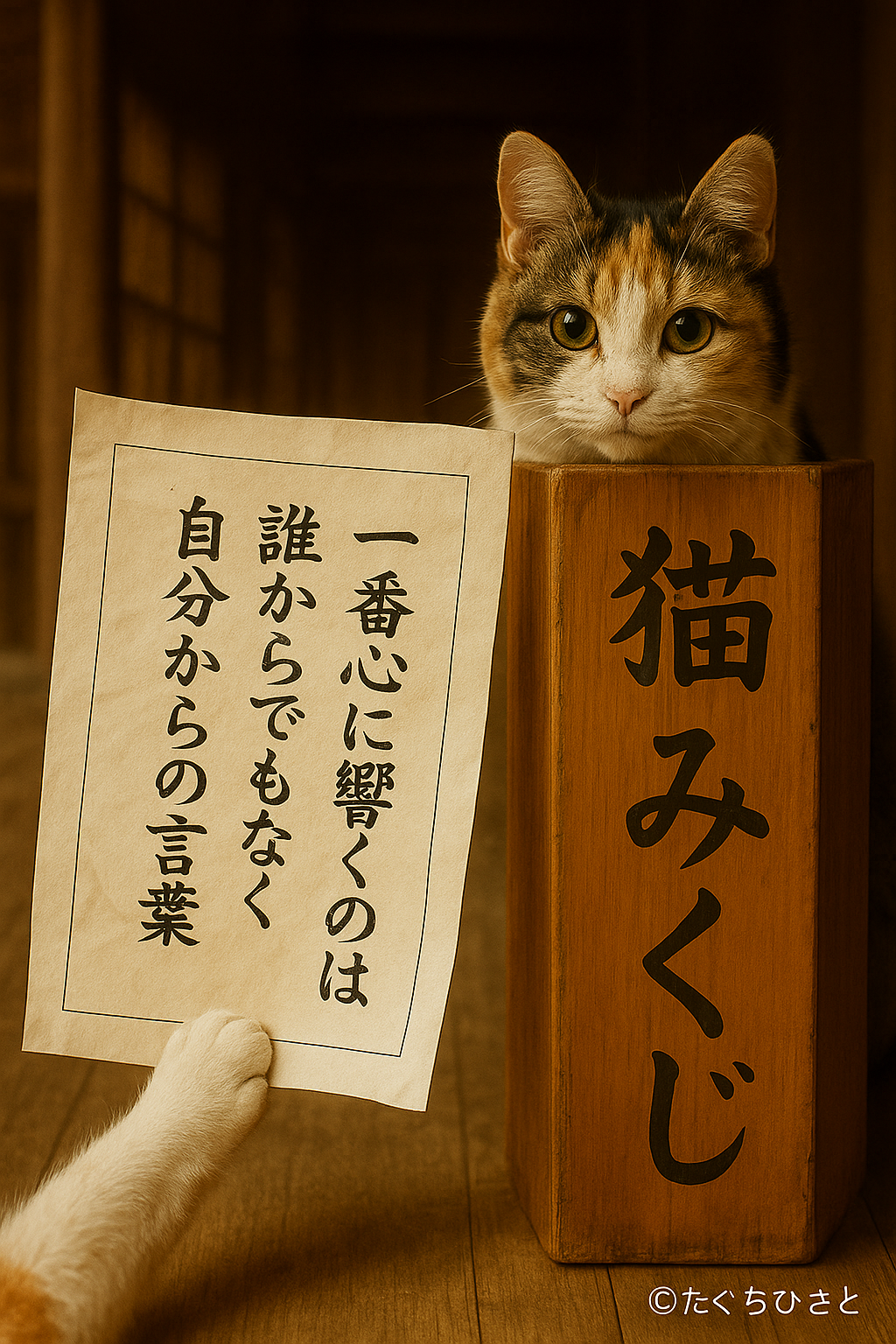 一番心に響くのは 誰からでもなく 自分からの言葉