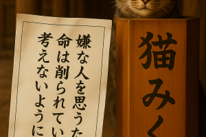 嫌な人を思うたび 命は削られている 考えないように