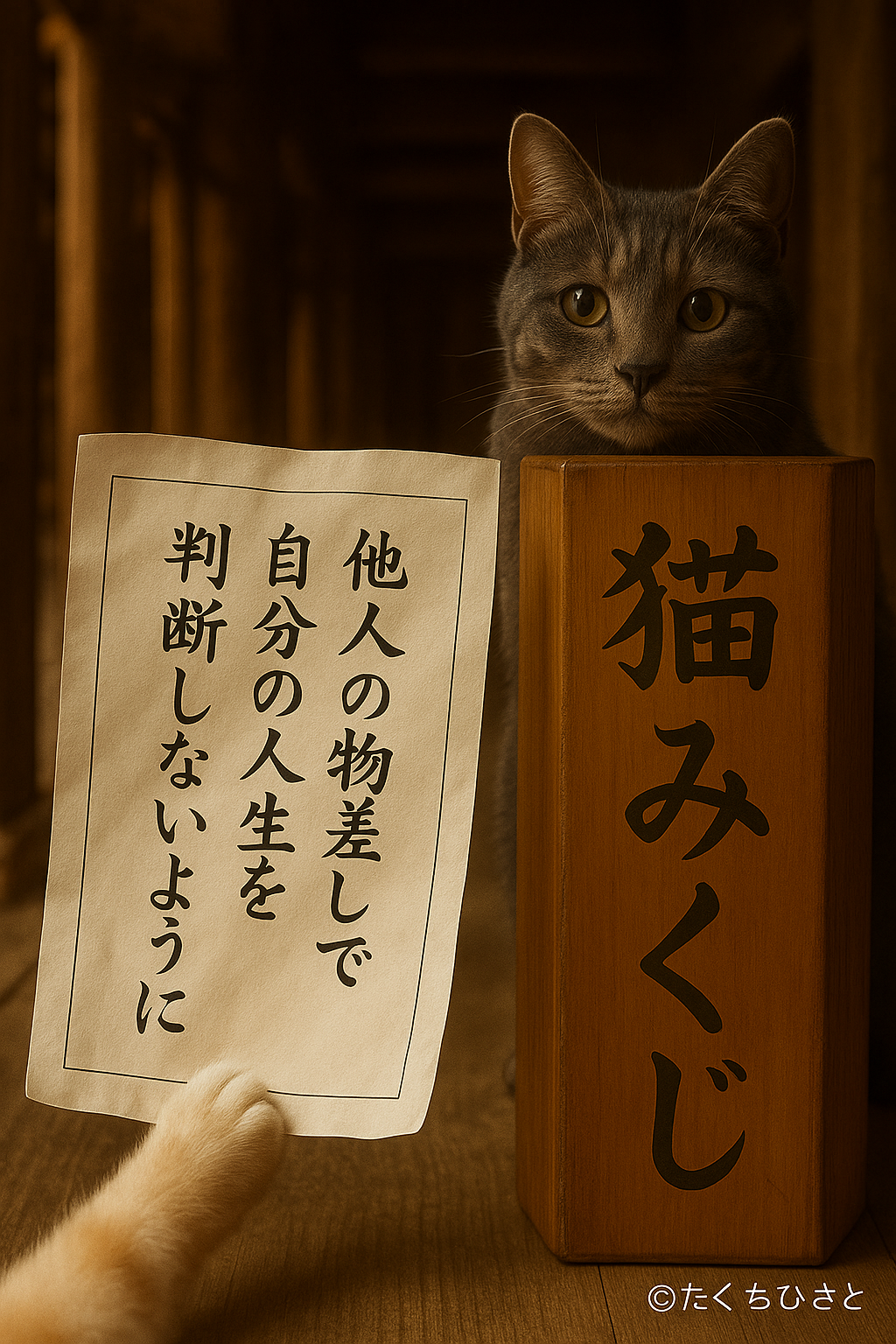 他人の物差しで自分の人生を判断しないように