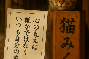 心の支えはいつも自分の中に