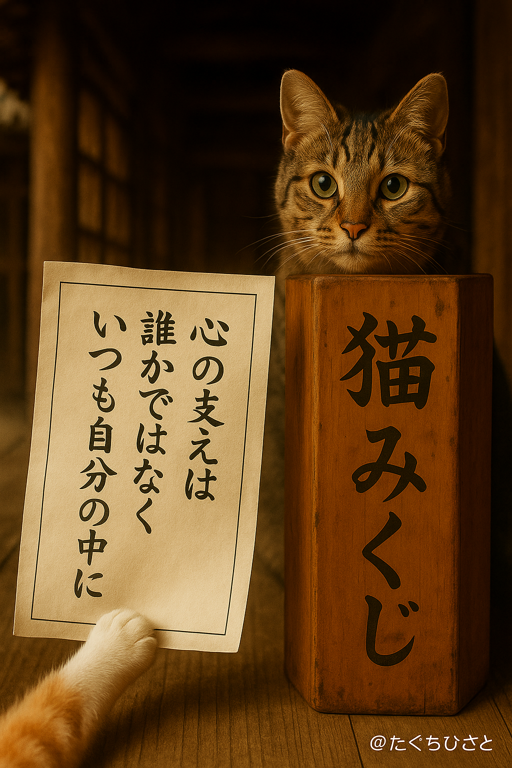 心の支えはいつも自分の中に