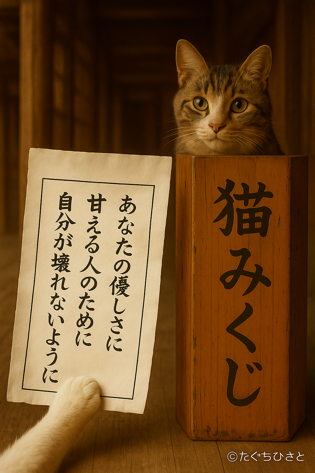 あなたの優しさに 甘える人のために 自分が壊れないように