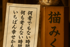 何者でもない時間が何も考えない時間がいちばん幸せかも