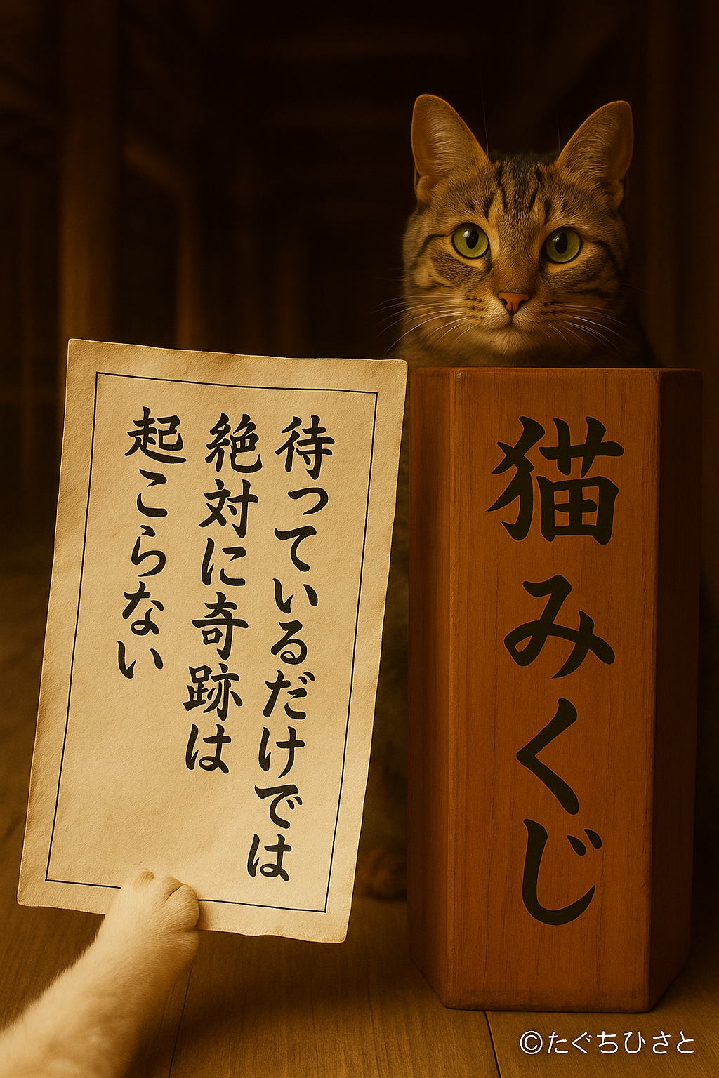 待っているだけでは絶対に奇跡は起こらない