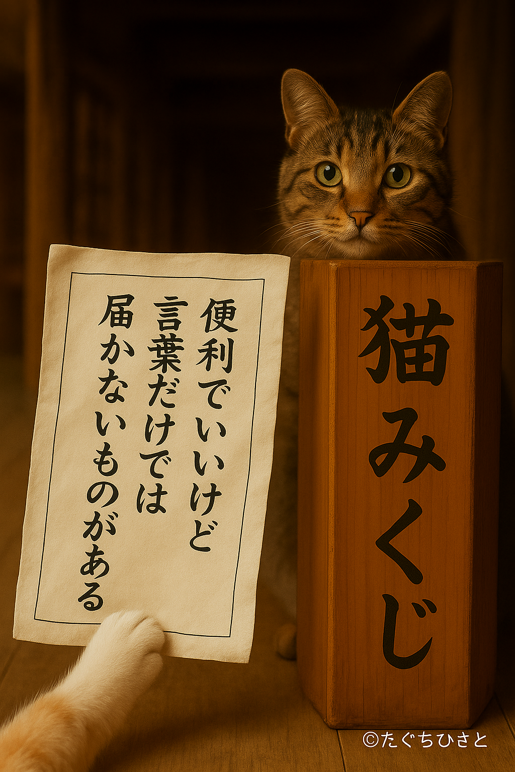 便利でいいけど 言葉だけでは 届かないものがある