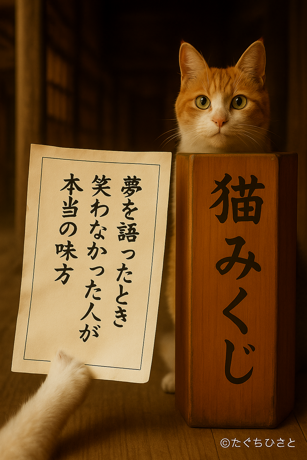 夢を語ったとき 笑わなかった人が 本当の味方