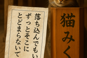 落ち込んでもいい ずっとそこに とどまらないで