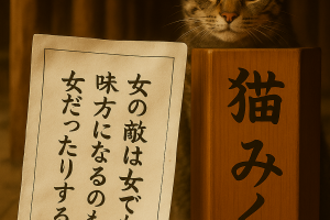 女の敵は女でも 味方になるのも 女だったりする