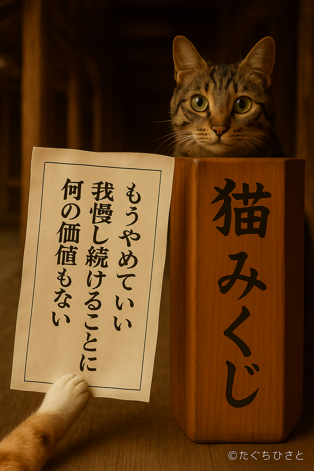 もうやめていい 我慢し続けることに 何の価値もない