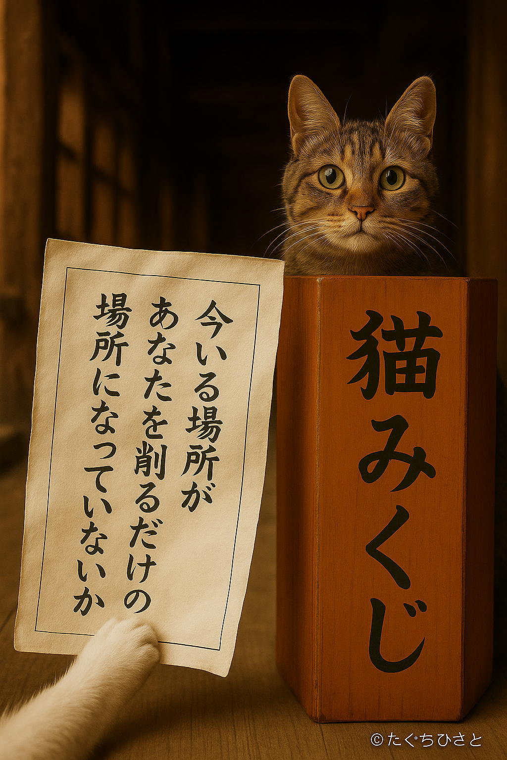 今いる場所が あなたを削るだけの 場所になっていないか