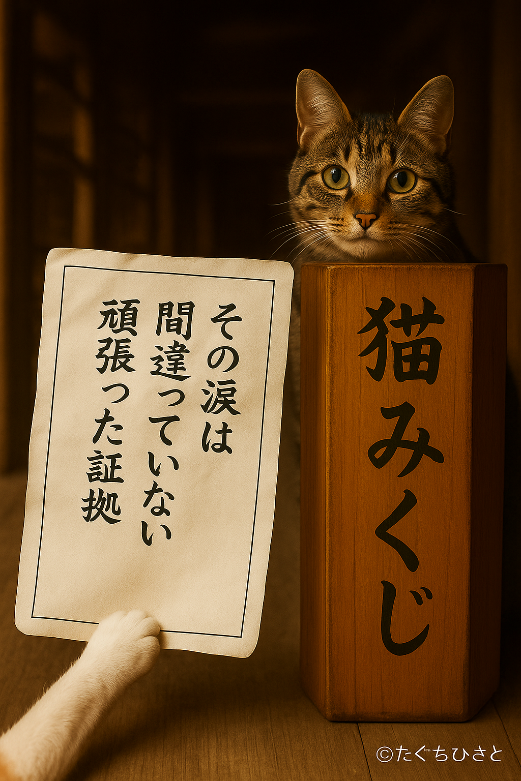 その涙は 間違っていない 頑張った証拠