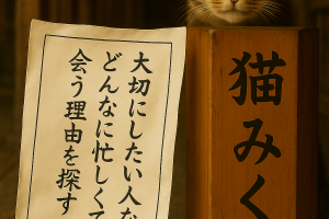大切にしたい人なら どんなに忙しくても 会う理由を探す