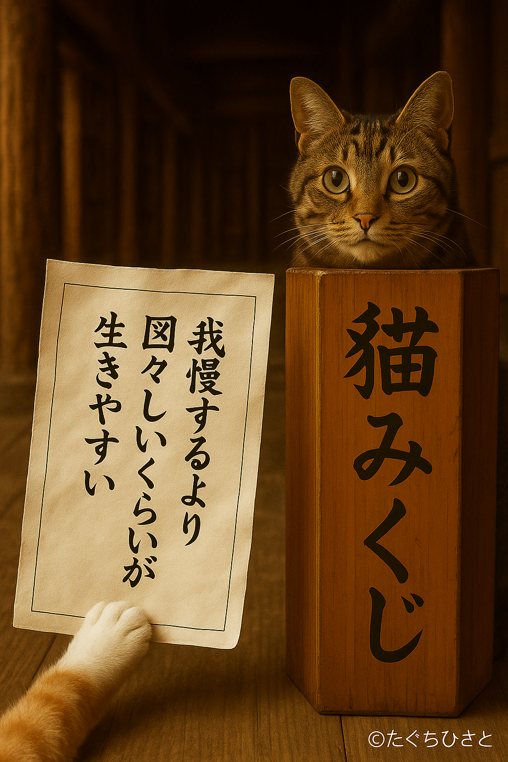 我慢するより 図々しいくらいが 生きやすい