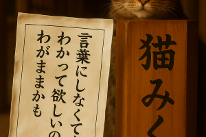 言葉にしなくてもわかって欲しいのはわがままかも