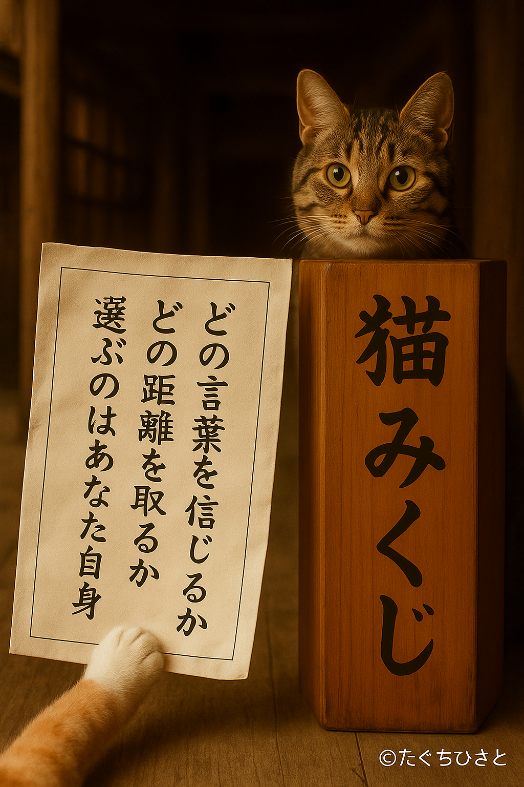どの言葉を信じるか どの距離を取るか 選ぶのはあなた自身