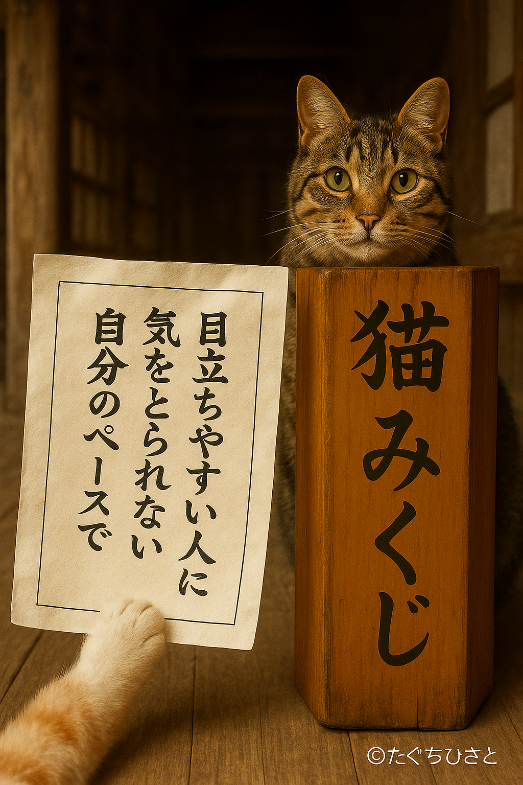 目立ちやすい人に 気をとられない 自分のペースで
