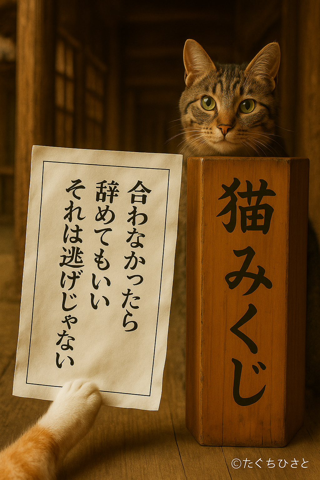 合わなかったら 辞めてもいい それは逃げじゃない