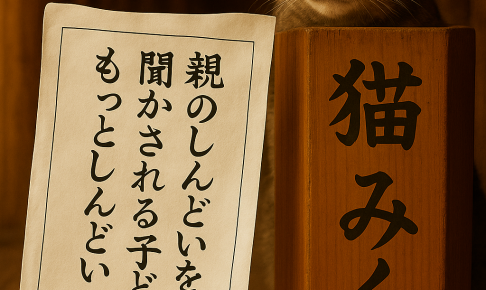 親のしんどいを 聞かされる子どもは もっとしんどい
