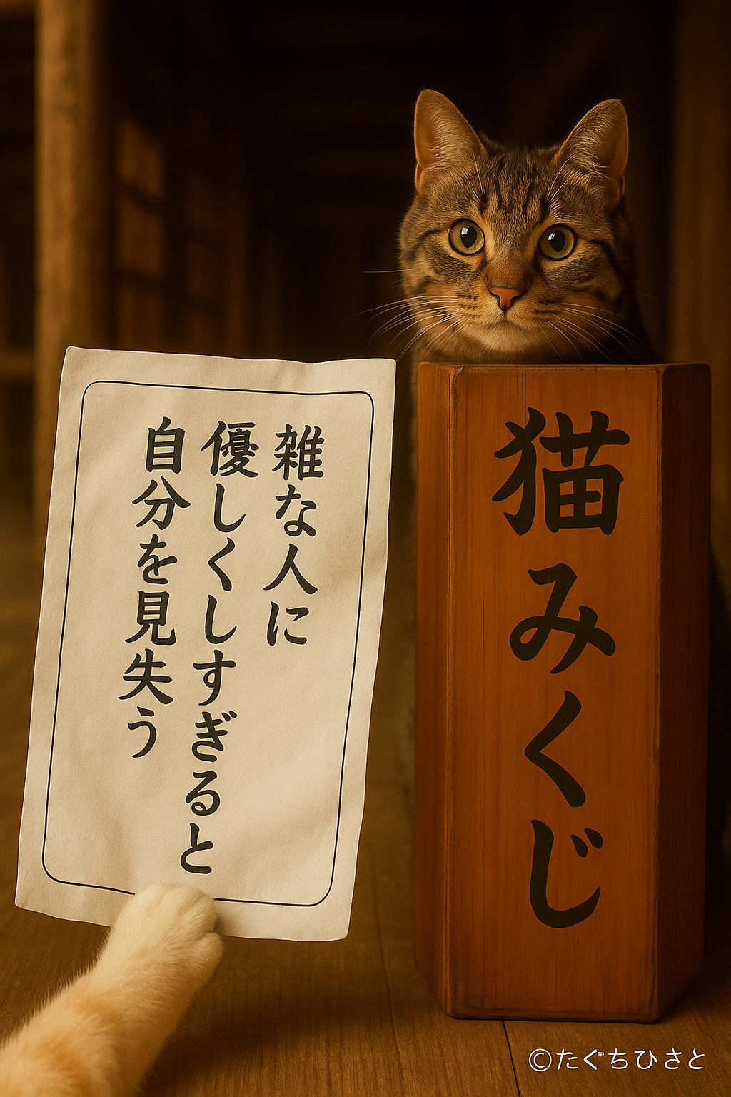 雑な人に 優しくしすぎると 自分を見失う