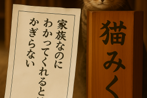 家族なのにわかってくれるとはかぎらない