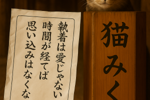 執着は愛じゃない 時間が経てば 思い込みはなくなる