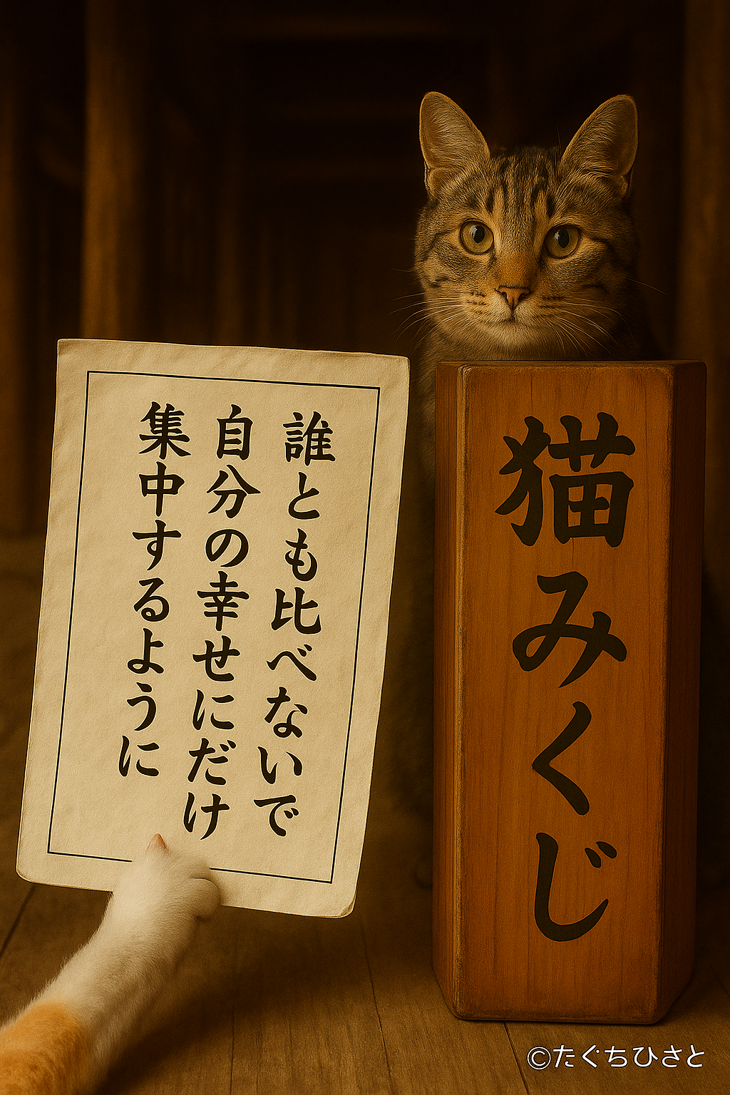 誰とも比べないで 自分の幸せにだけ 集中するように