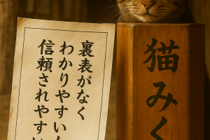 裏表がなくわかりやすい人は信頼されやすい