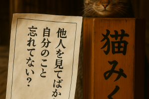 他人を見てばかりで自分のこと忘れてない？