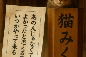あの人じゃなくてよかったと思える日がいつかやってくる