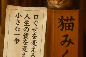 口ぐせを変えるのは人生の質を変える小さな一歩