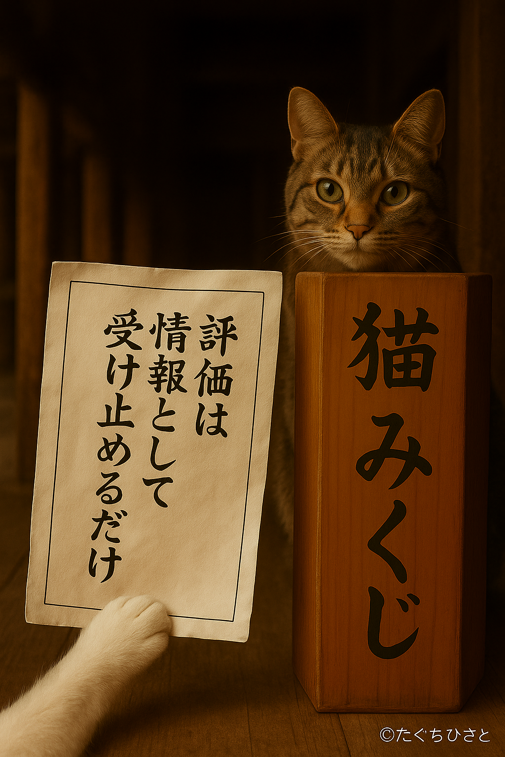 評価は情報として受け止めるだけ